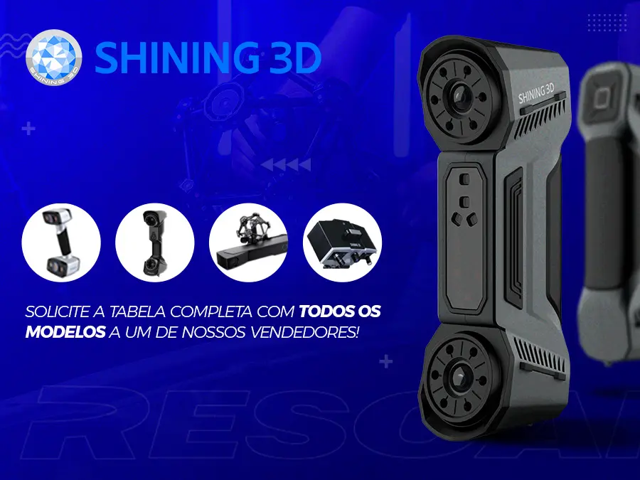 Novidade: RESCANM agora é Revenda Shining 3D no Brasil! 1