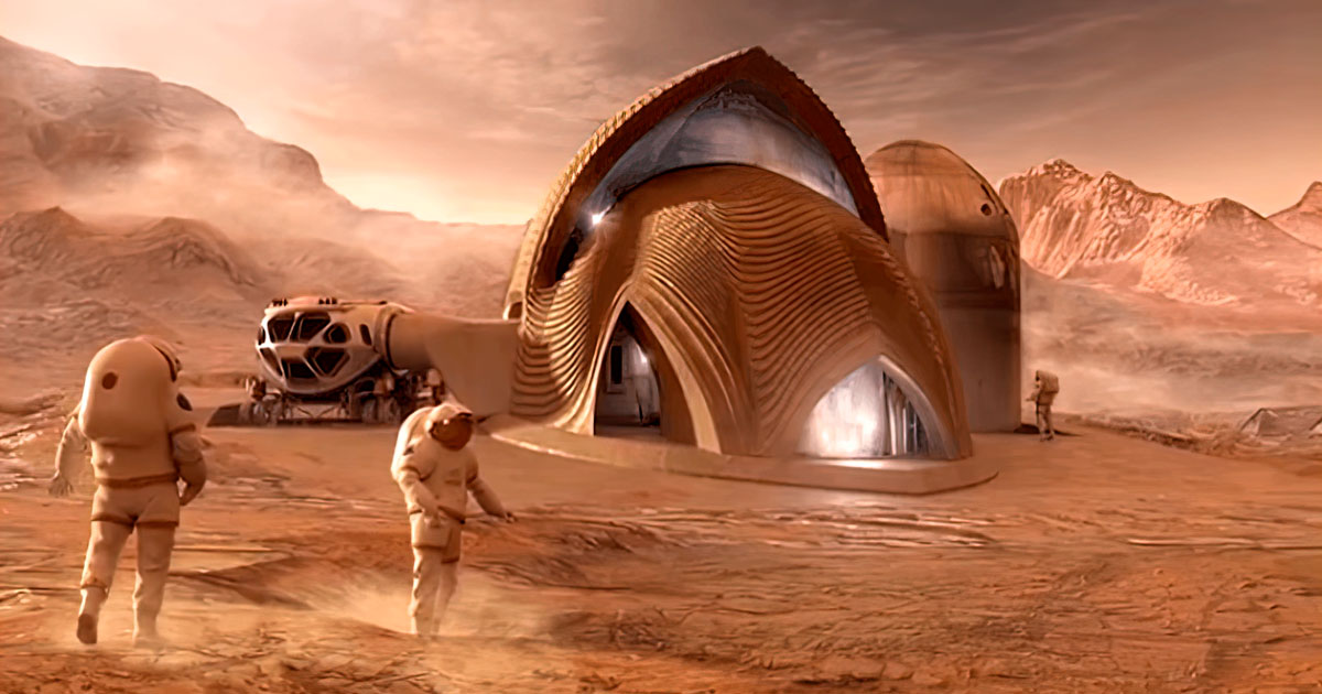 Construções Feitas em Impressoras 3D em Marte