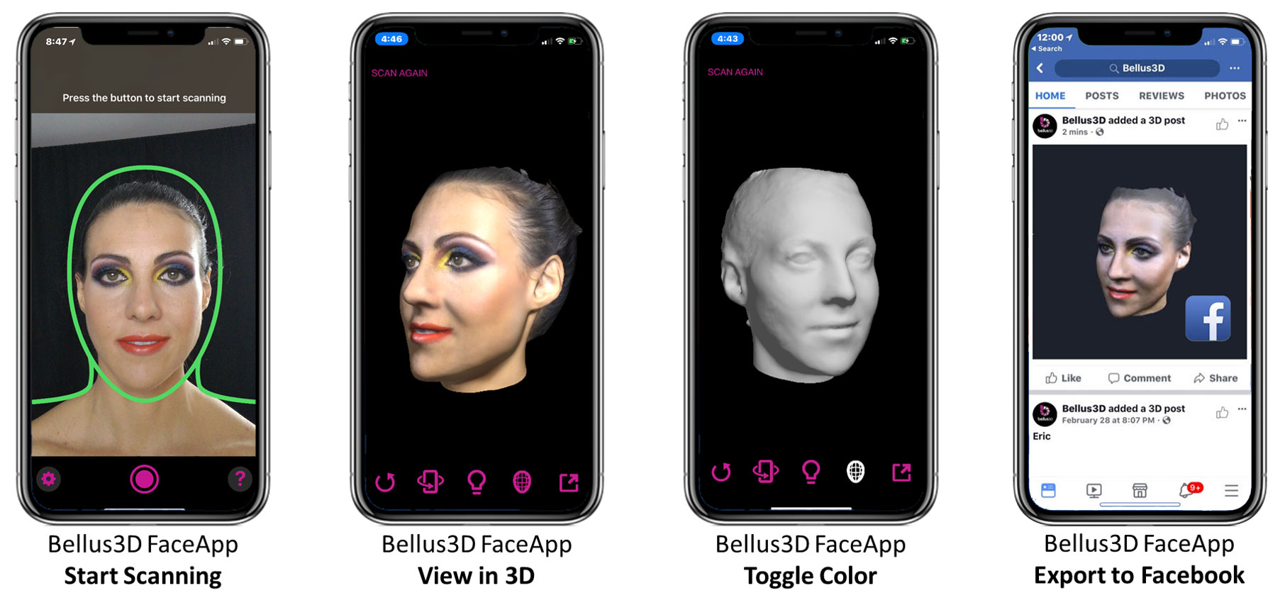 Scanner 3D para Celular Cria Versão Virtual Do Rosto De Pessoas Para Impressão 3D 1