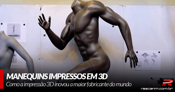 Impressão 3D de Manequins Greneker 
