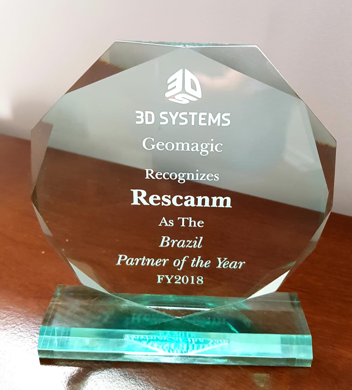 RESCANM Recebe Prêmio de Reconhecimento Internacional da 3D Systems 2