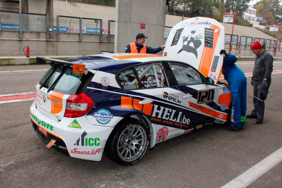 BMW série 1 da equipe belga Heli Racing
