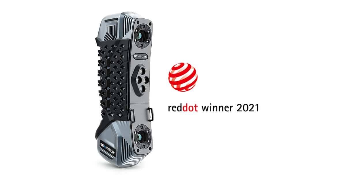 SIMSCAN, Scanner 3D ScanTech, Vence o Internacional Red Dot Award de 2021 1